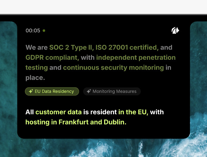 Screenshot of app Caretta